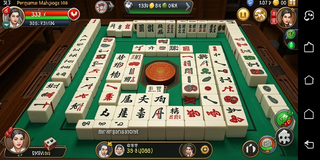 Screenshot gameplay Mahjong menunjukkan tantangan seru 333V.