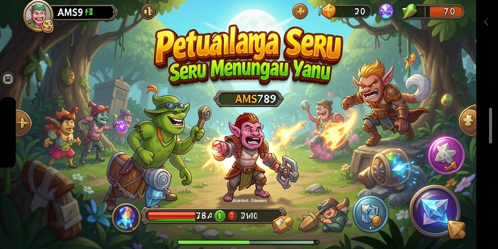 Gameplay seru dalam <strong>AMS789</strong> yang memikat pemain untuk menjelajahi dunia petualangan.