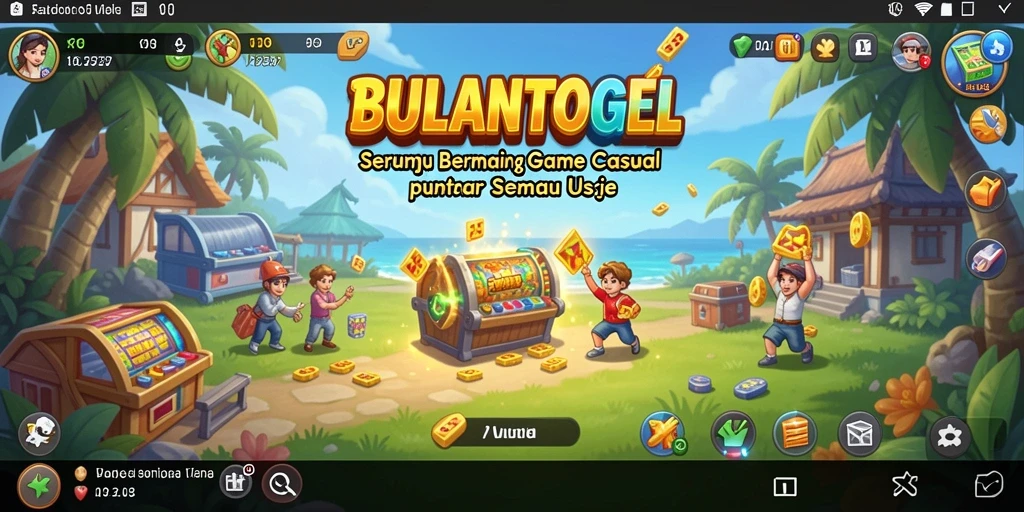 Tampilkan gameplay seru dalam BULANTOGEL, permainan Casual yang menyenangkan.