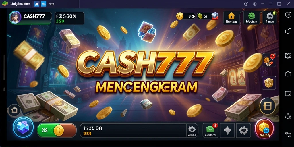 Tangkapan layar dari gameplay horor yang mendebarkan di CASH777.