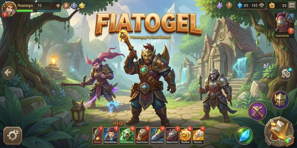 Tampilan gameplay seru dari FIATOGEL yang penuh aksi.