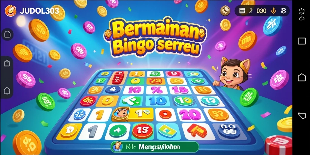 Tampilan gameplay yang menegangkan saat bermain Bingo.