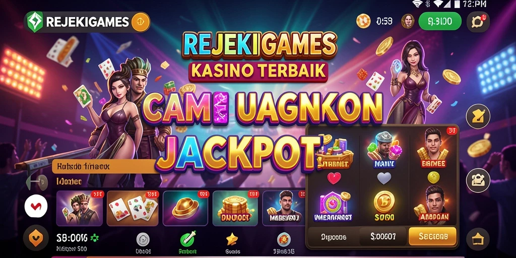Screenshot gameplay REJEKIGAMES yang menunjukkan keseruan bermain Kasino.